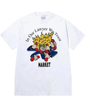 Market Lawyer We Trust Graphic-Print T-Shirt - White