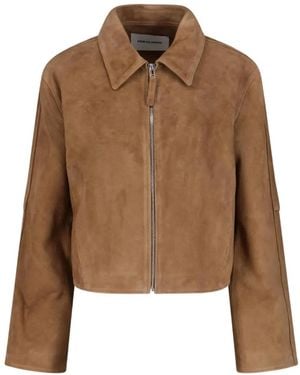 Low Classic Suede Jacket - Brown