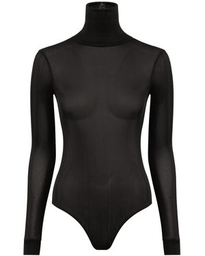 Maison Margiela タートルネック ボディスーツ - ブラック