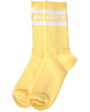 MOUTY Striped Socks - Yellow