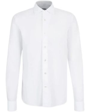Vincenzo Di Ruggiero Floral-Jacquard Shirt - White