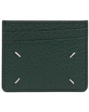 Maison Margiela Four-Stitches Card Holder - Green