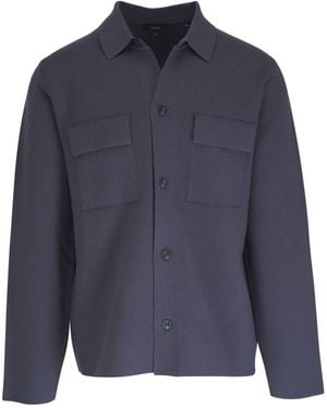 Vince Milano-Stitch Shirt Jacket - Blue