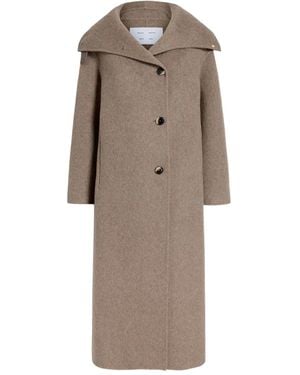 Proenza Schouler Corey Belted Coat - Natural