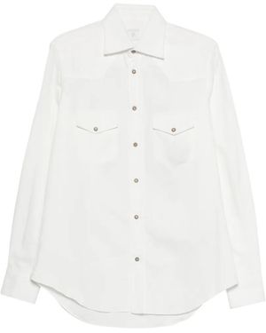 Eleventy Flap Pocket Shirt - White