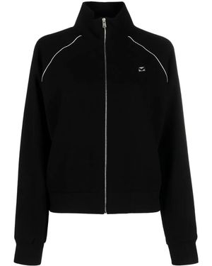 Tory Burch Crepe Track Jacket - Black