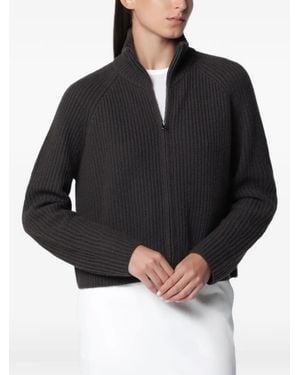 Lisa Yang Gerippter Sadie Cardigan - Schwarz