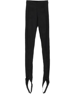 Baserange Sync Ribbed Stirrup Leggings - Black