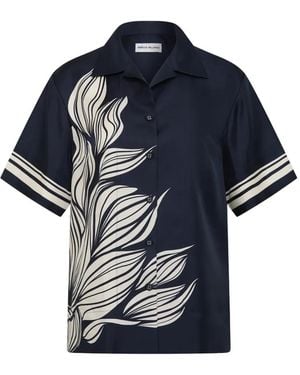 Rebecca Vallance Lalisa Short-Sleeve Shirt - Blue