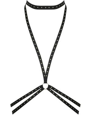 Maison Close Studded Lingerie Accessories - Black