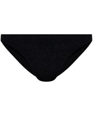 DSquared² Glitter-Effect Bikini Bottoms - Black