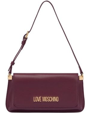 Love Moschino ロゴ ショルダーバッグ - パープル