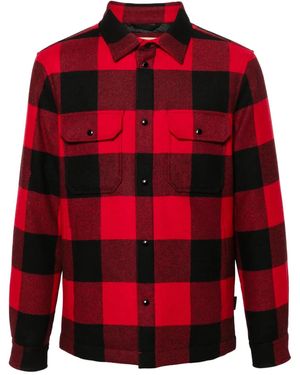 Woolrich チェック ジャケット - レッド