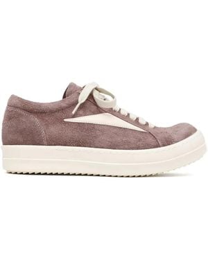 Rick Owens Baskets En Daim - Pink