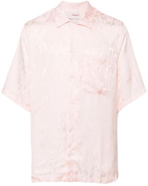 Fiorucci Jacquard Short-Sleeve Shirt - Pink