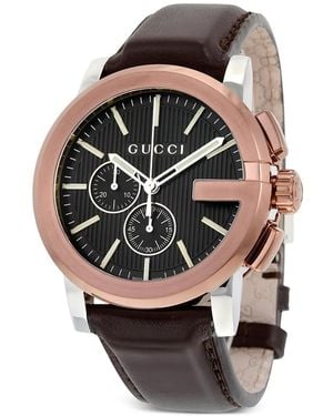 Gucci Stainless Steel G-Chrono 44Mm Watch - Grey
