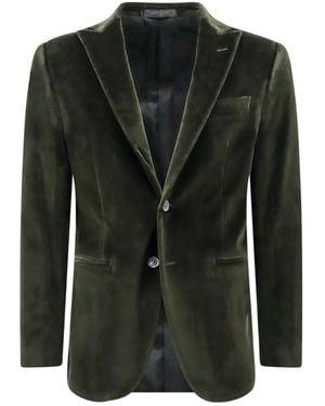Corneliani Fluwelen Blazer - Zwart