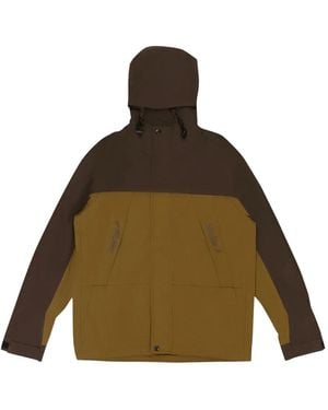 Sinclair Giacca Con Logo E Cappuccio - Marrone