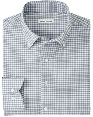 Peter Millar Cashiers Checked Button-Down Shirt - Blue