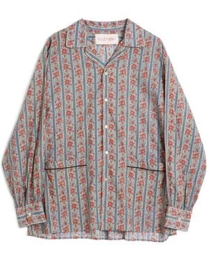 Valentino Garavani Voyage Imaginaire Pyjama Shirt - Grey
