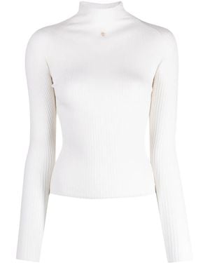 Bally Pullover Mit Stehkragen - Weiß