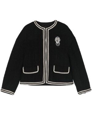 Gucci Bouclé Tweed Wool Jacket - Black