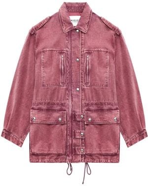 Isabel Marant Joanna Denim Jacket - Pink