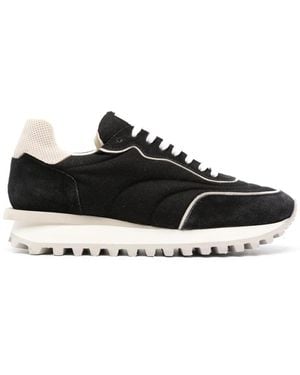 Eleventy Suede Trainers - Black