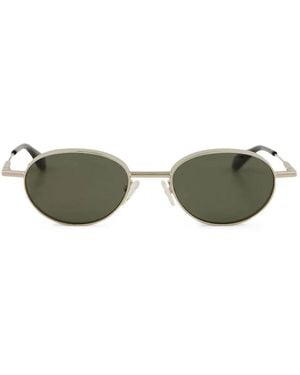 McQueen Sonnenbrille Mit Ovalem Gestell - Grün