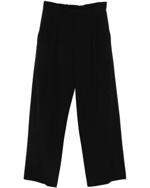Attachment Pleated Pants - Black