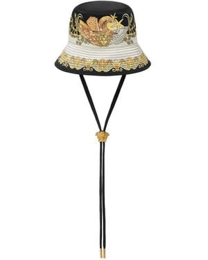 Versace Coral Theater Bucket Hat - White
