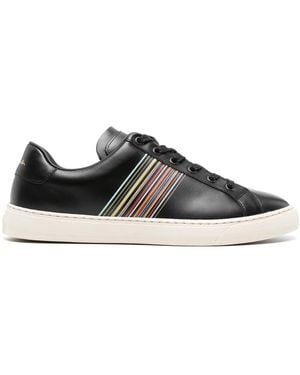 Paul Smith Hansen Leather Trainers - Black