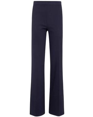 Twinset High-Waisted Flared Pants - Blue