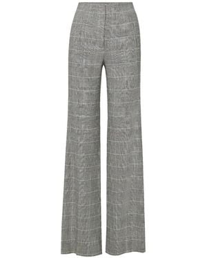 Veronica Beard Jude Wide-Leg Trousers - Grey