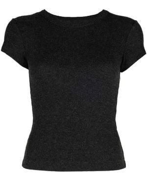 Citizens of Humanity Nello Ribbed T-Shirt - Black
