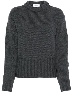 McQueen Pullover Mit Rundhalsausschnitt - Schwarz