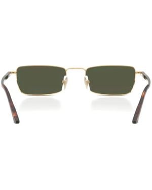 Persol Rectangle-Frame Sunglasses - Green