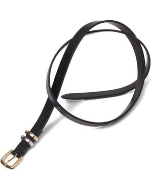 Maje Square-Buckle Belt - Black