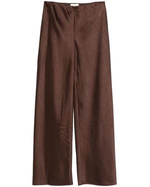 Vince Wide Leg Trousers - Brown