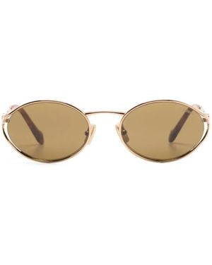Miu Miu Round-Frame Sunglasses - Natural