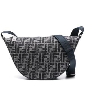 Fendi Kleine Melon Messengertas - Grijs