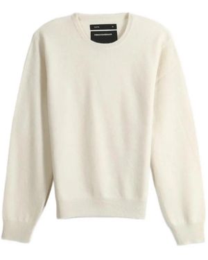 Frenckenberger Crew-Neck Long-Sleeve Jumper - White
