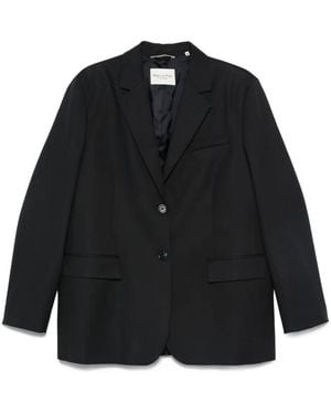 Marc O' Polo Notched Two-Button Blazer - Black