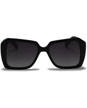 Karl Lagerfeld Occhiali Da Sole Rettangolari Modified - Nero