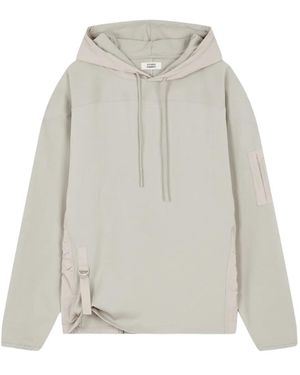 Studio Tomboy X Maglione Utility Con Cappuccio - Bianco