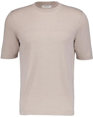 Boglioli Crew-Neck Silk-Cotton Blend T-Shirt - Natural