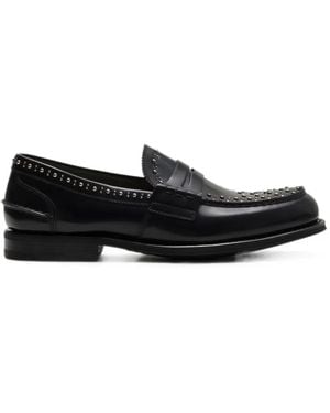 Church's Bookbinder Leather Loafers - Black