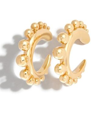 KHIRY Tiny Khartoum Hoop Earrings - Metallic