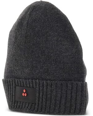 Peuterey Muts Met Geribbelde Cuffs - Grijs