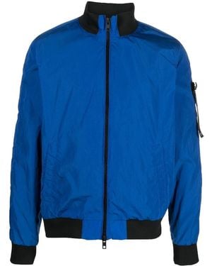 Peuterey Zip-Up Bomber Jacket - Blue